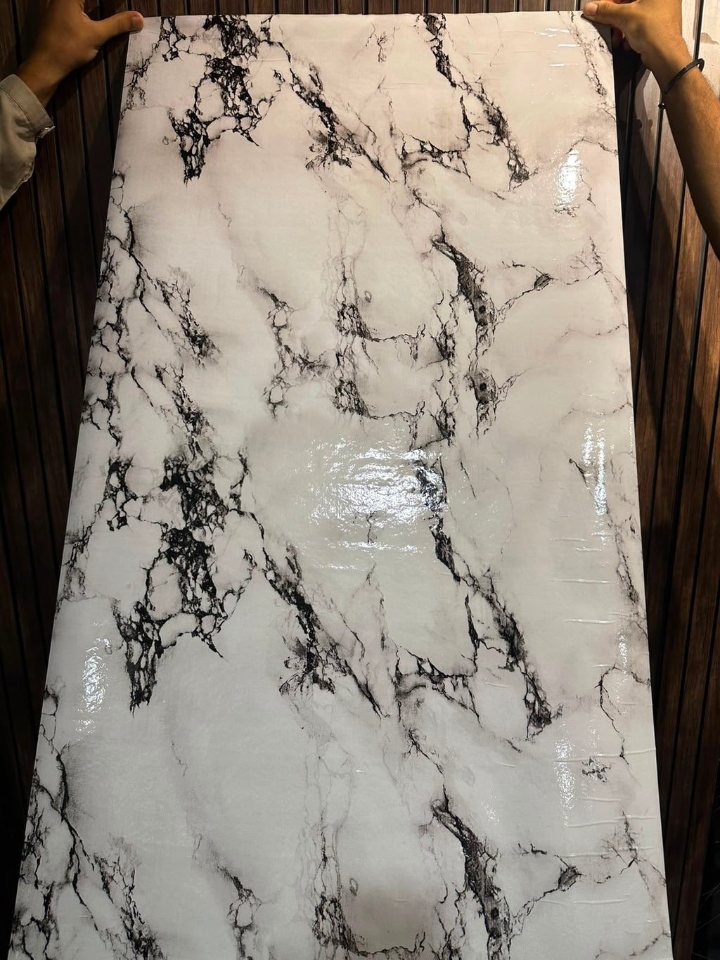 Marble Sticker Sheet Aluminium – 60 × 2 Meter