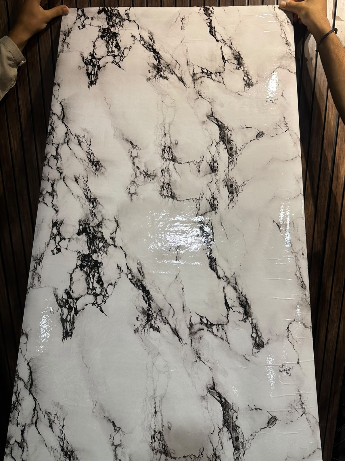 Marble Sticker Sheet Aluminium – 60 × 2 Meter