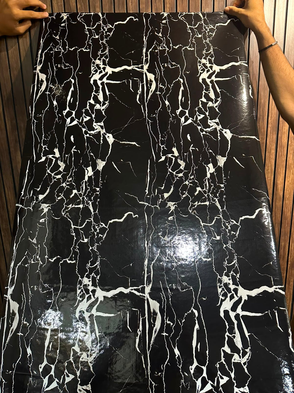 Marble Sticker Sheet Aluminium – 60 × 2 Meter